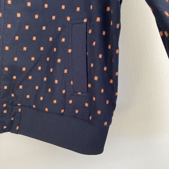 Anthropologie Harlyn Womens Full Zip Jacket Navy Orange Size XL Pockets Casual - Picture 6 of 10